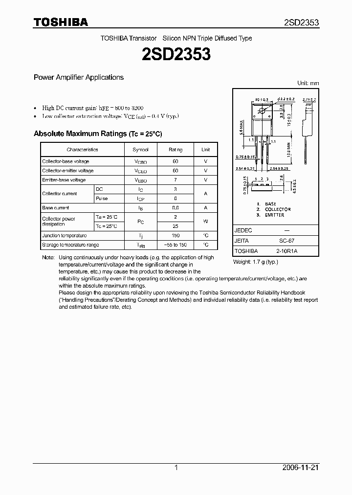 2SD235306_4125867.PDF Datasheet