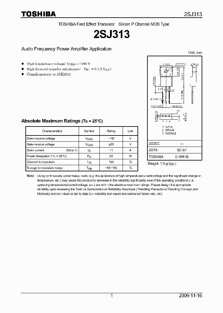 2SJ31307_4107314.PDF Datasheet
