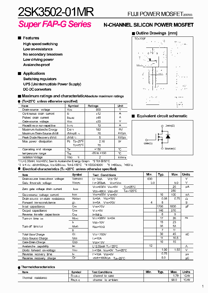2SK3502-01MR_4103679.PDF Datasheet