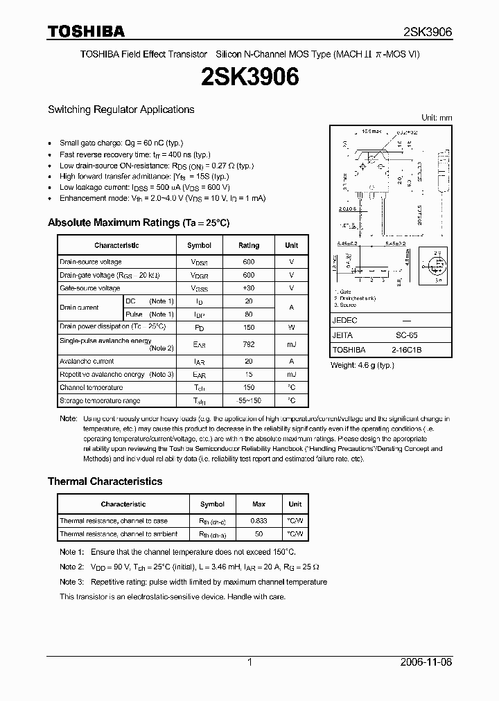 2SK3906_4111916.PDF Datasheet
