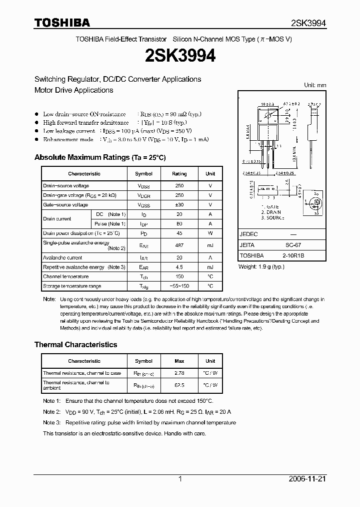 2SK3994_4125433.PDF Datasheet
