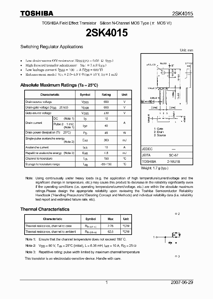 2SK4015_4111774.PDF Datasheet