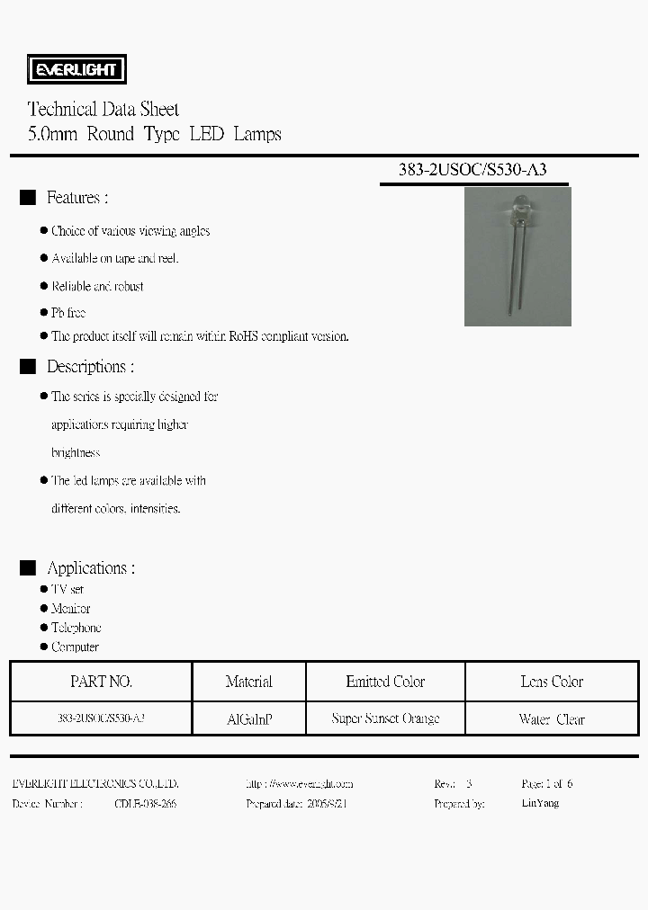383-2USOC-S530-A3_4163385.PDF Datasheet
