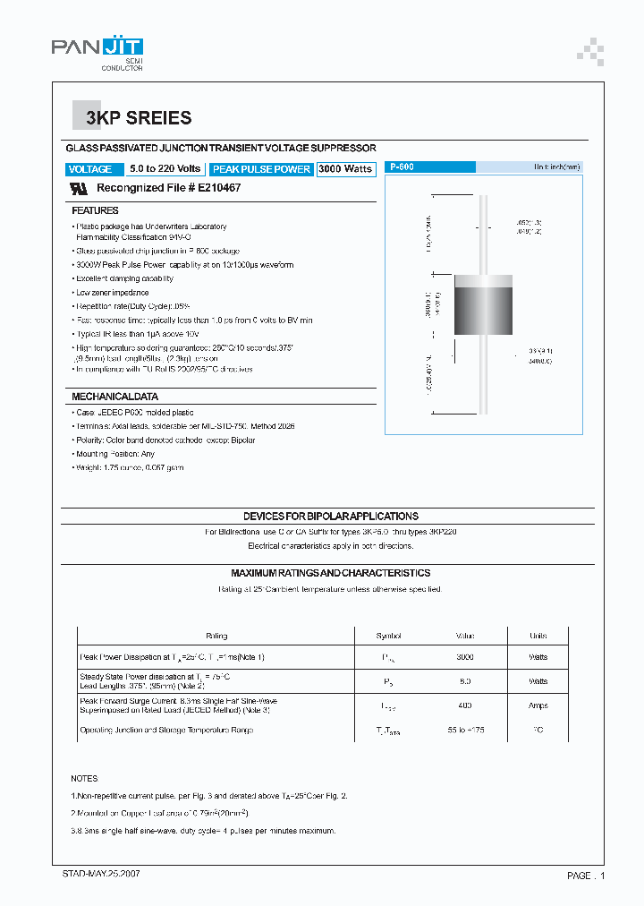 3KP15_4113106.PDF Datasheet