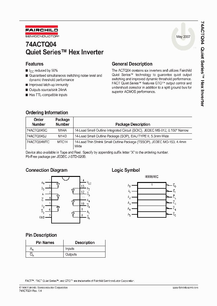 74ACTQ0407_4134930.PDF Datasheet