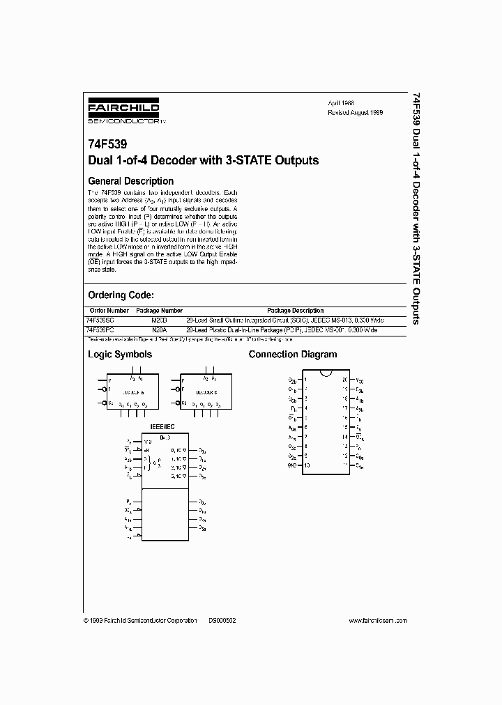 74F539PC_4100700.PDF Datasheet