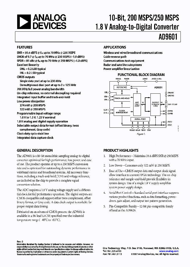 AD9601_4108733.PDF Datasheet