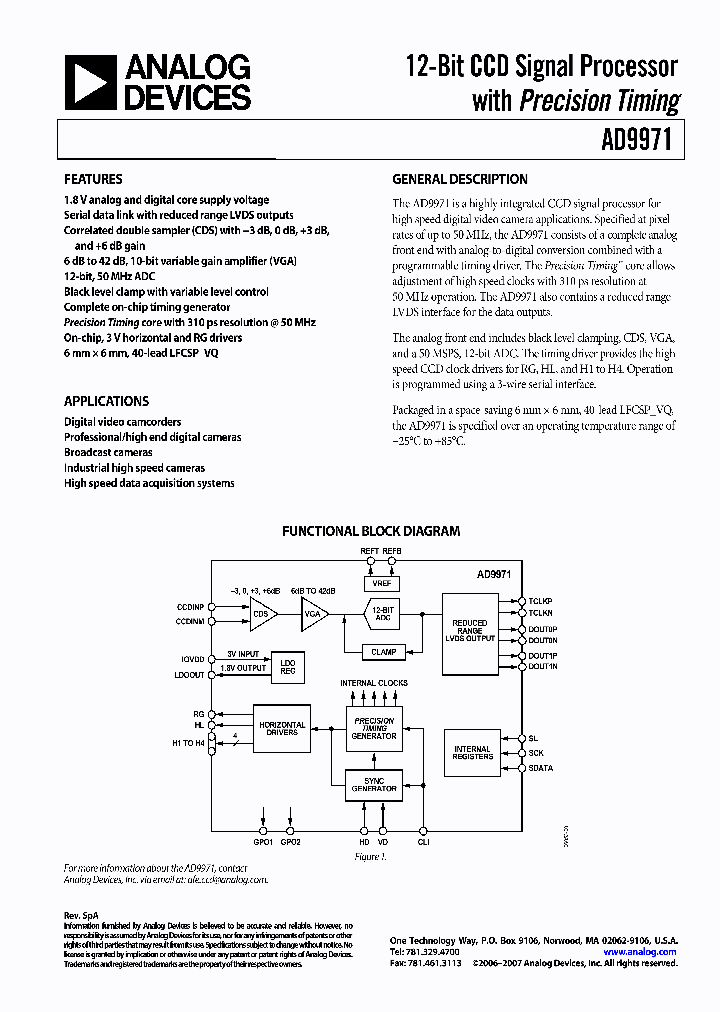 AD9971_4114813.PDF Datasheet