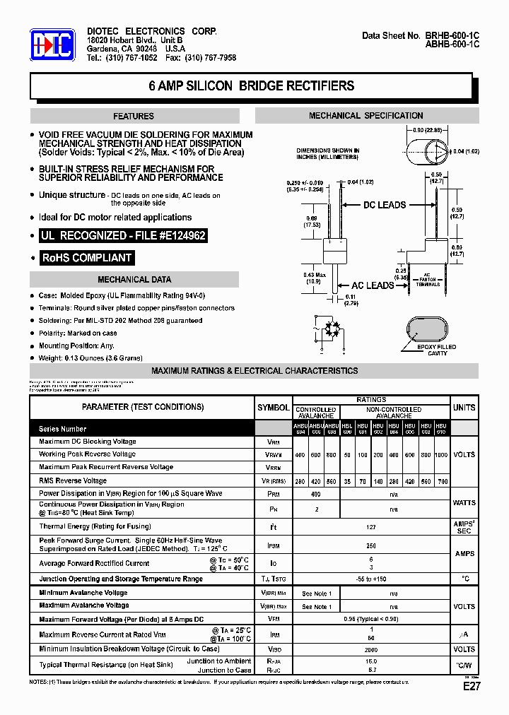 AHBU604_4143903.PDF Datasheet