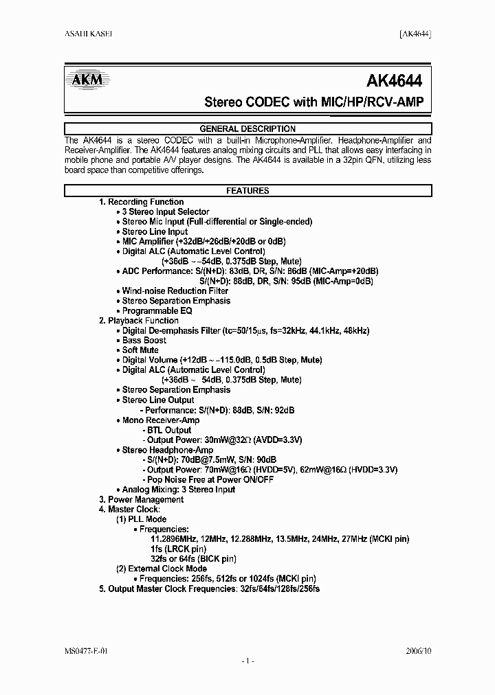 AK4644_4112413.PDF Datasheet