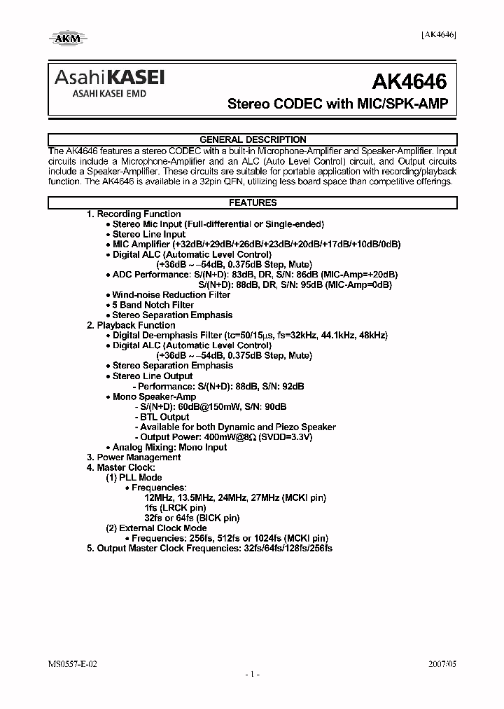 AK4646_4112416.PDF Datasheet