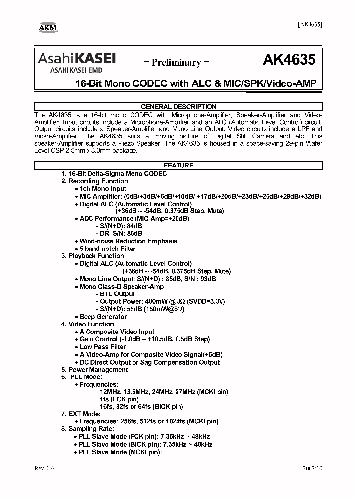 AKD4635_4122738.PDF Datasheet