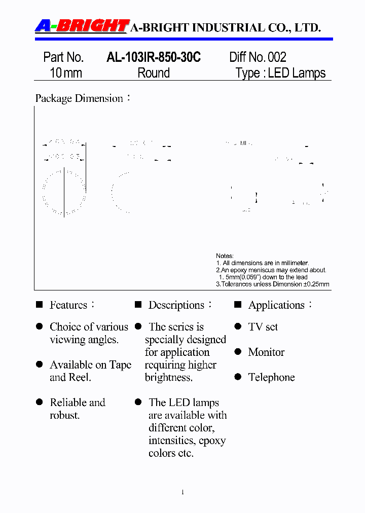 AL-103IR-850-30C_4145053.PDF Datasheet
