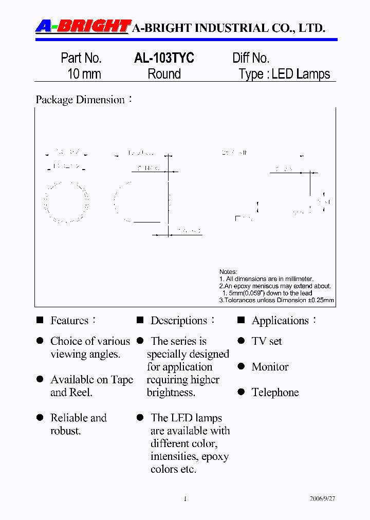 AL-103TYC_4145048.PDF Datasheet