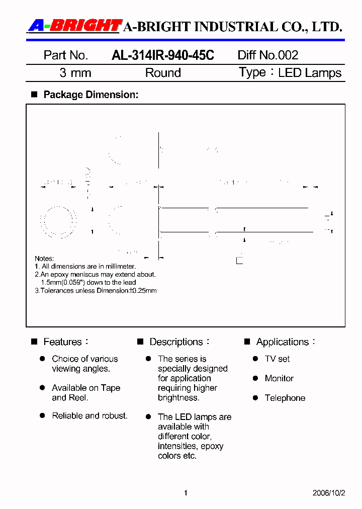 AL-314IR-940-45C_4144383.PDF Datasheet