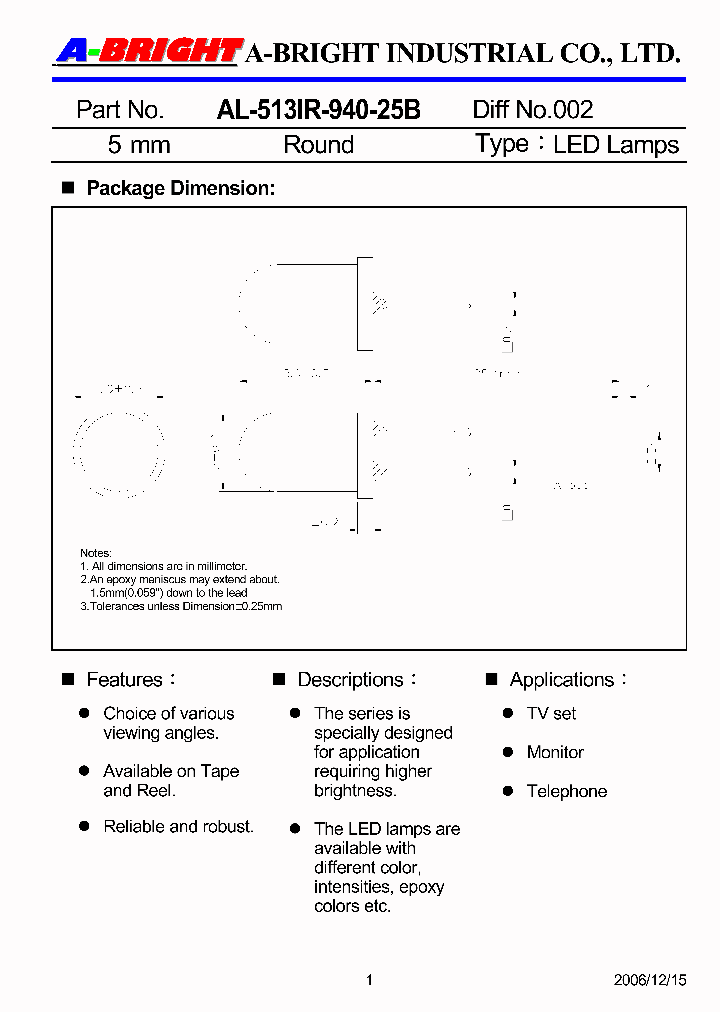AL-513IR-940-25B_4144143.PDF Datasheet