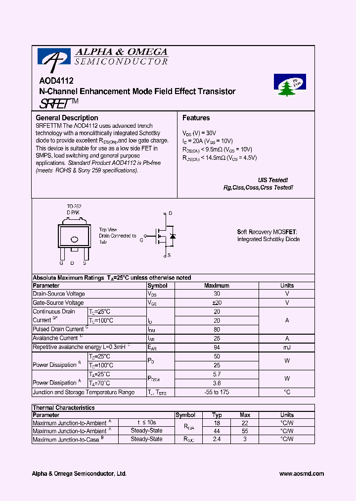 AOD4112_4131154.PDF Datasheet