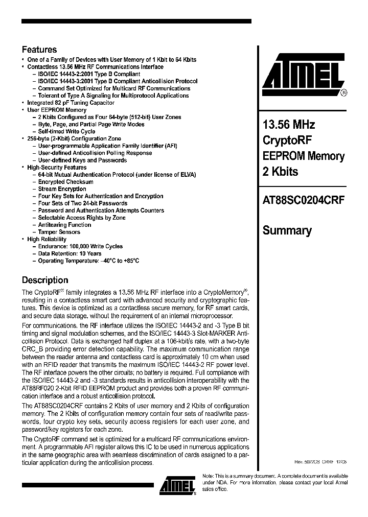AT88SC0204CRF-WA1_4118740.PDF Datasheet