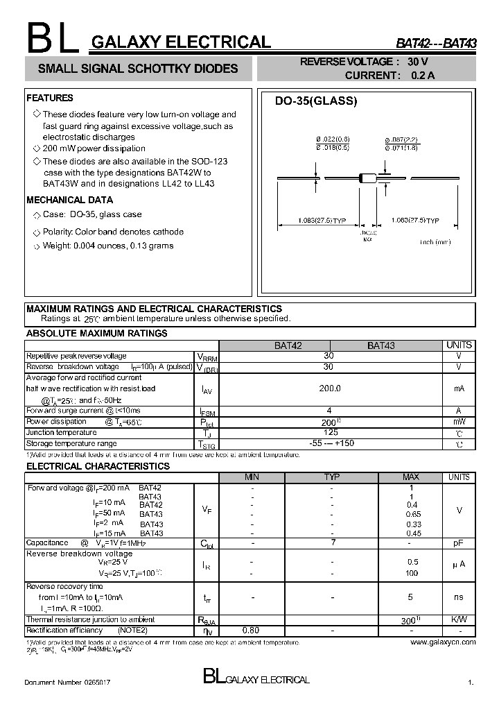 BAT42_4146475.PDF Datasheet