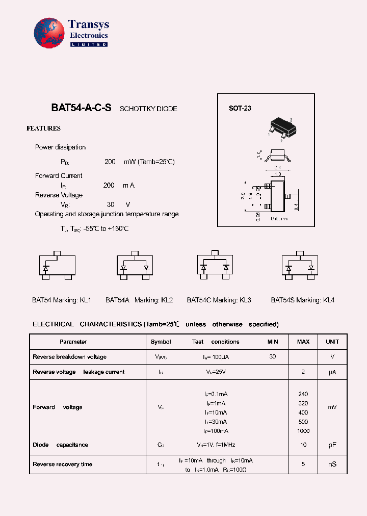 BAT54A_4100228.PDF Datasheet