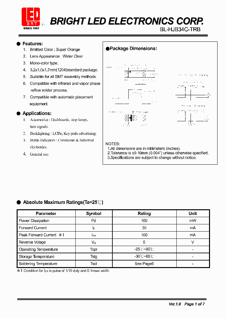 BL-HJB34C-TRB_4138209.PDF Datasheet
