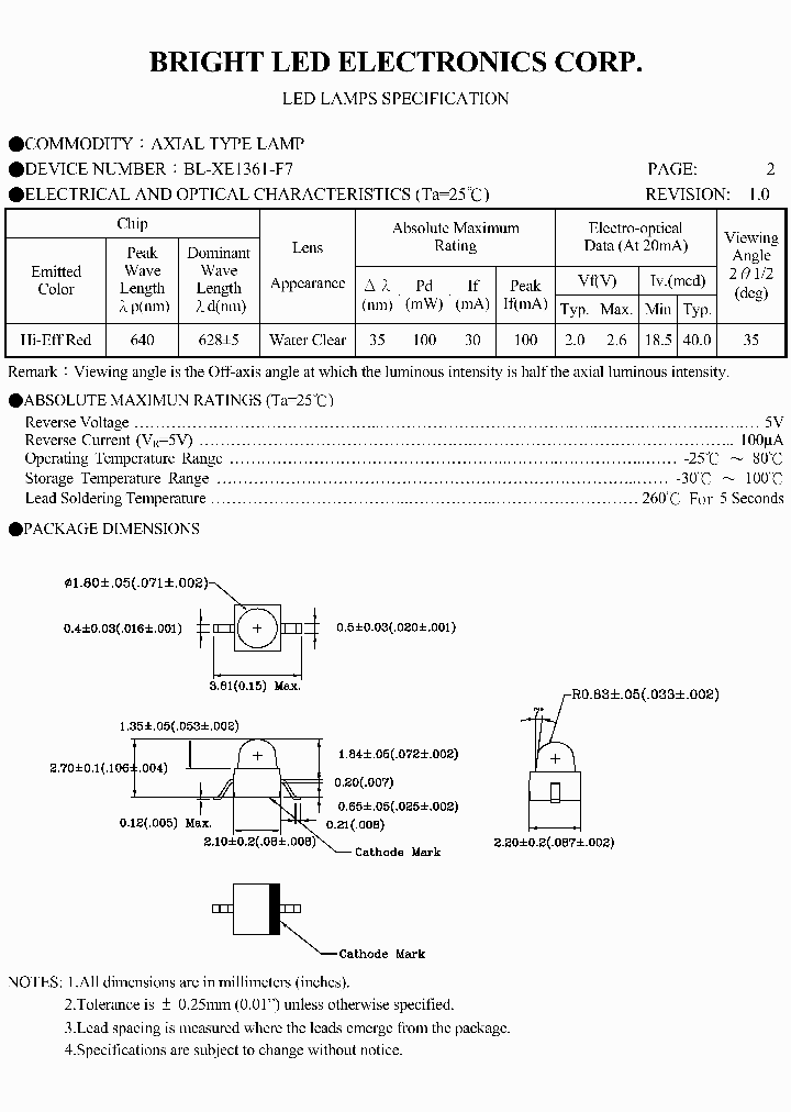 BL-XE1361-TR7_4137207.PDF Datasheet