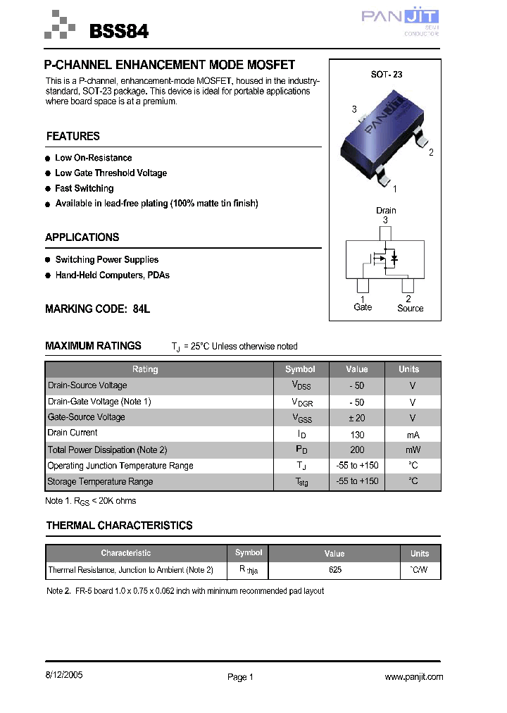 BSS84_4101174.PDF Datasheet
