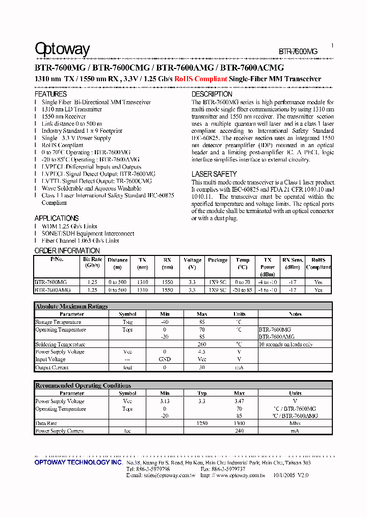 BTR-7600MG_4119695.PDF Datasheet