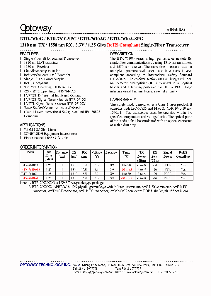 BTR-7610-SPG_4119689.PDF Datasheet