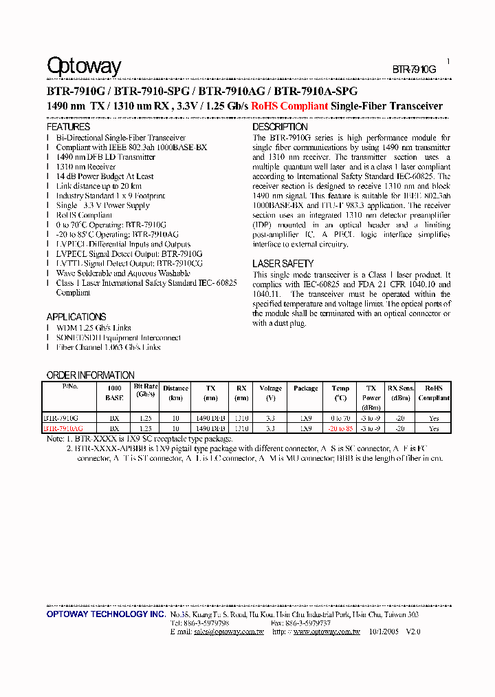 BTR-7910-SPG_4119631.PDF Datasheet