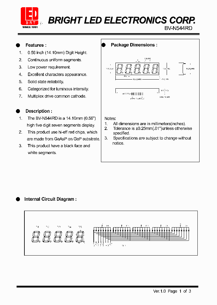 BV-N544RD_4136148.PDF Datasheet