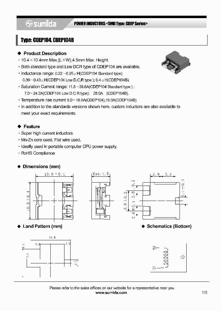 CDEP10406_4137990.PDF Datasheet