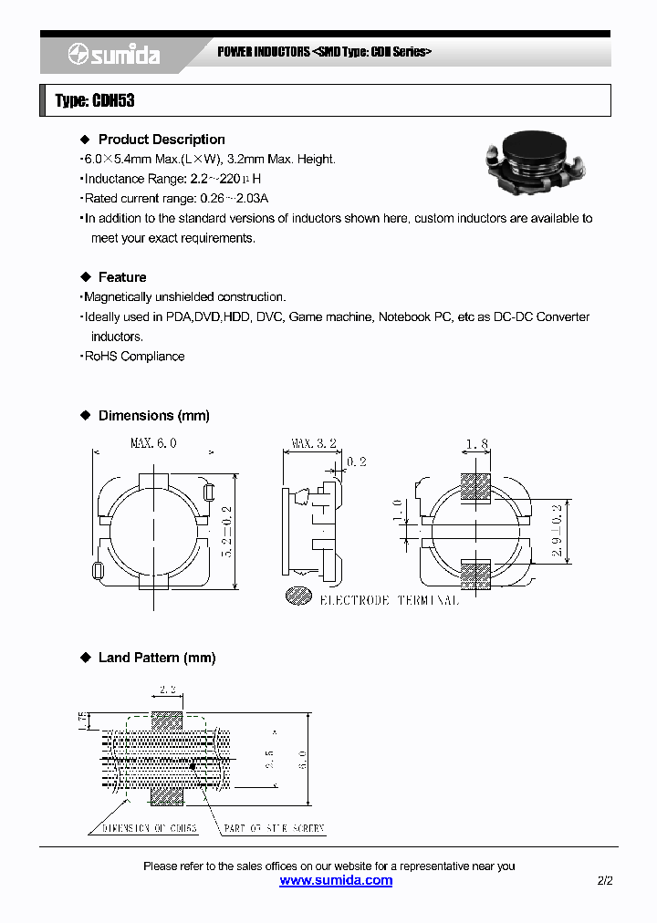 CDH53NP-4R7M_4137779.PDF Datasheet