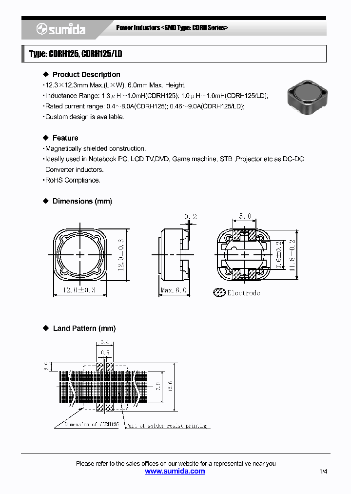 CDRH12507_4137592.PDF Datasheet