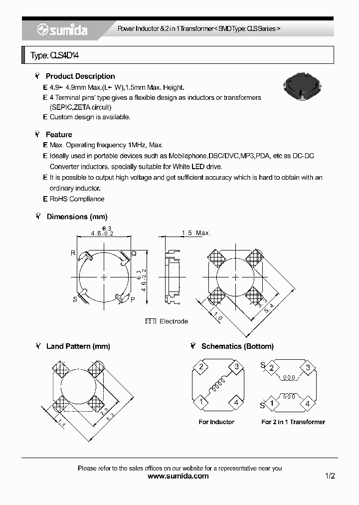 CLS4D1407_4137150.PDF Datasheet