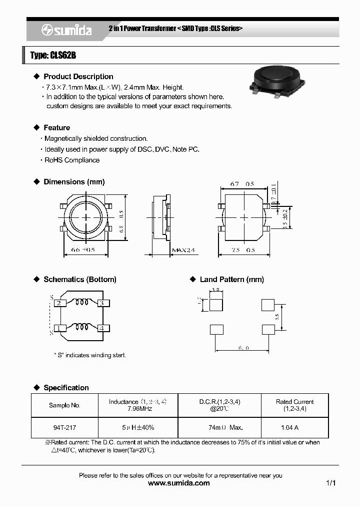 CLS62B_4137359.PDF Datasheet