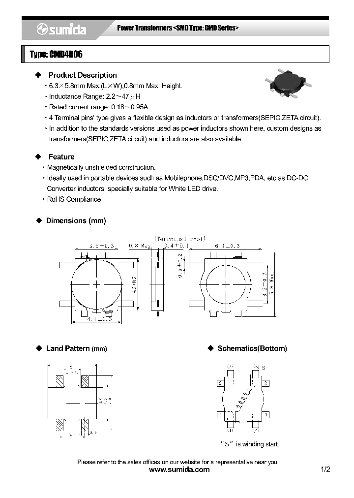 CMD4D06NP-3R3MB_4144917.PDF Datasheet