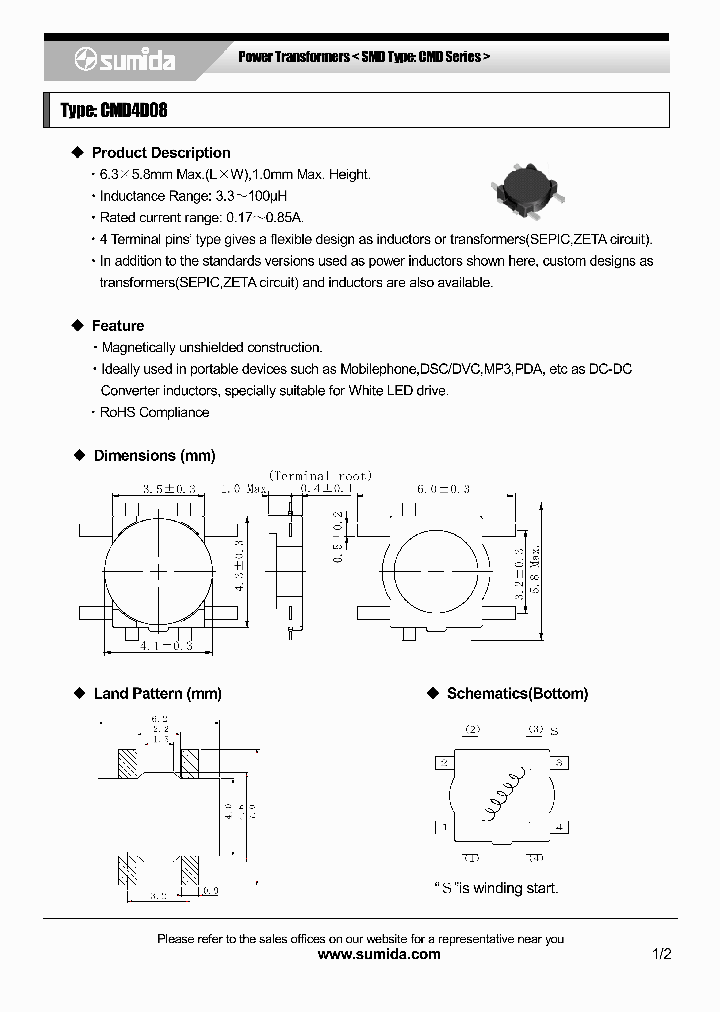 CMD4D0807_4137327.PDF Datasheet