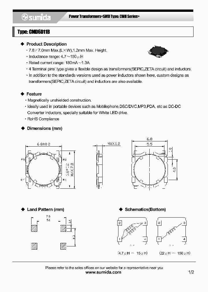 CMD6D11B07_4137314.PDF Datasheet