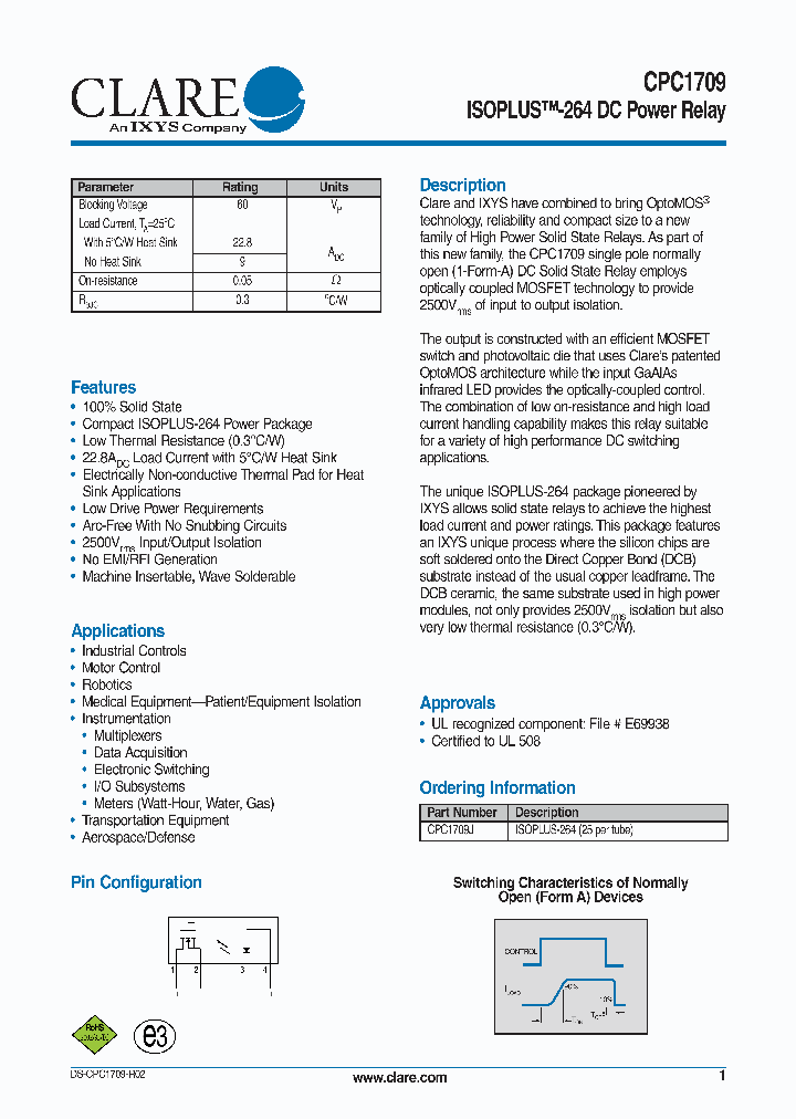 CPC1709_4120397.PDF Datasheet