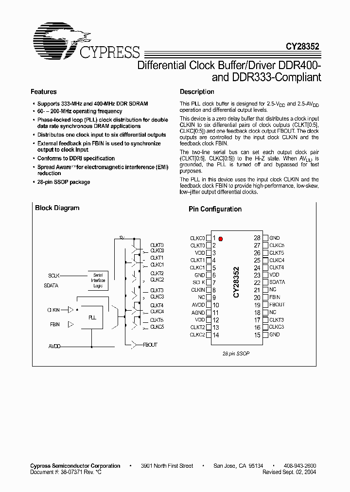 CY28352_4146606.PDF Datasheet