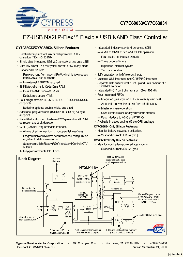 CY7C68033_4146183.PDF Datasheet