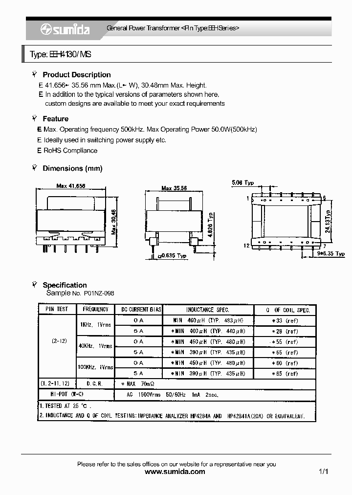 EEH4130MS_4137102.PDF Datasheet