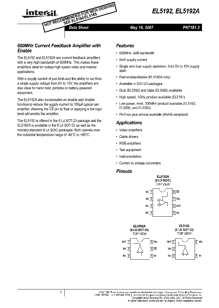 EL519207_4138805.PDF Datasheet
