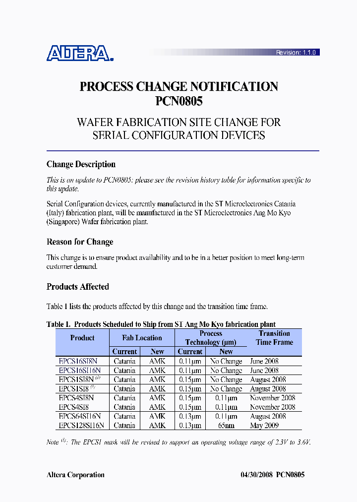 EPCS4SI8_4160422.PDF Datasheet
