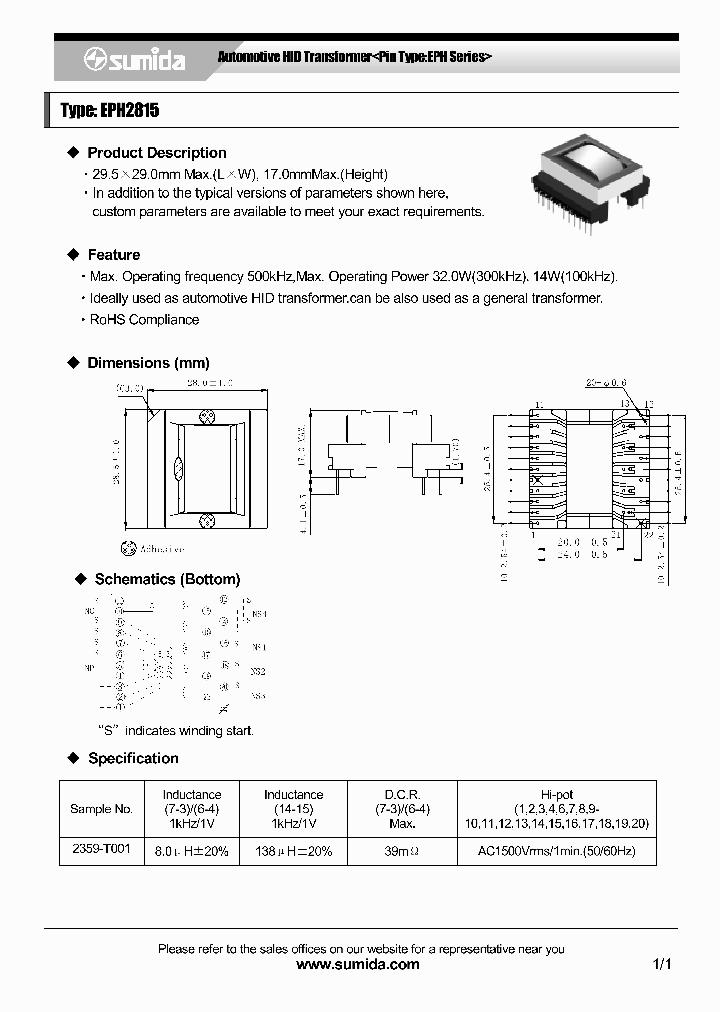 EPH2815_4136462.PDF Datasheet