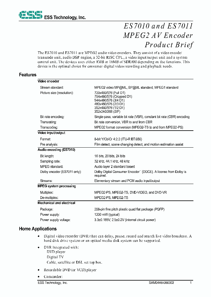 ES7011_4127926.PDF Datasheet