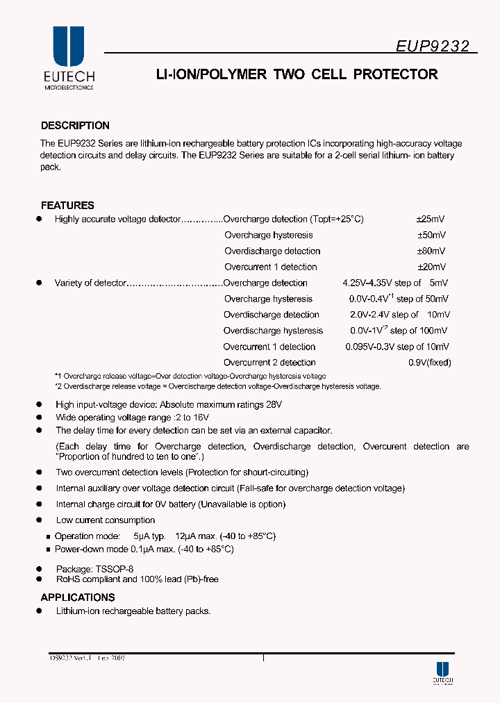 EUP9232ACQIR1_4129100.PDF Datasheet