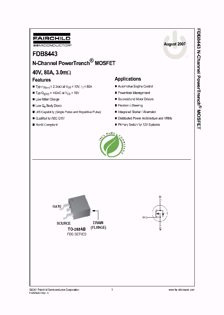 FDB8443_4117083.PDF Datasheet