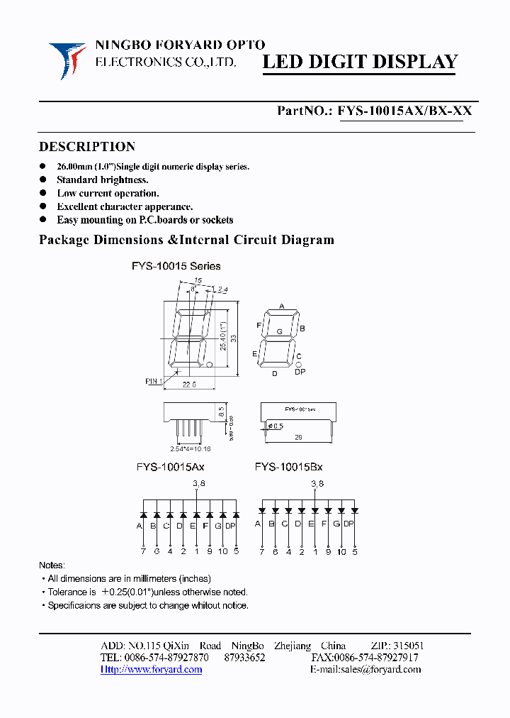 FYS-10015BX-0_4139831.PDF Datasheet